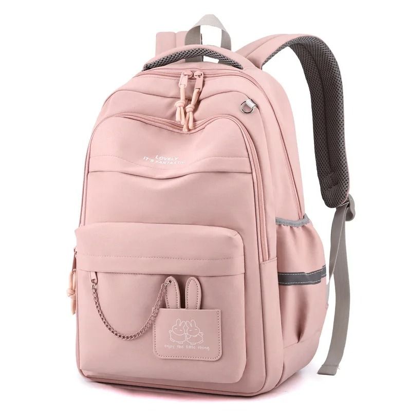 Girls Large Capacity School Backpack with Bookbag Compartments