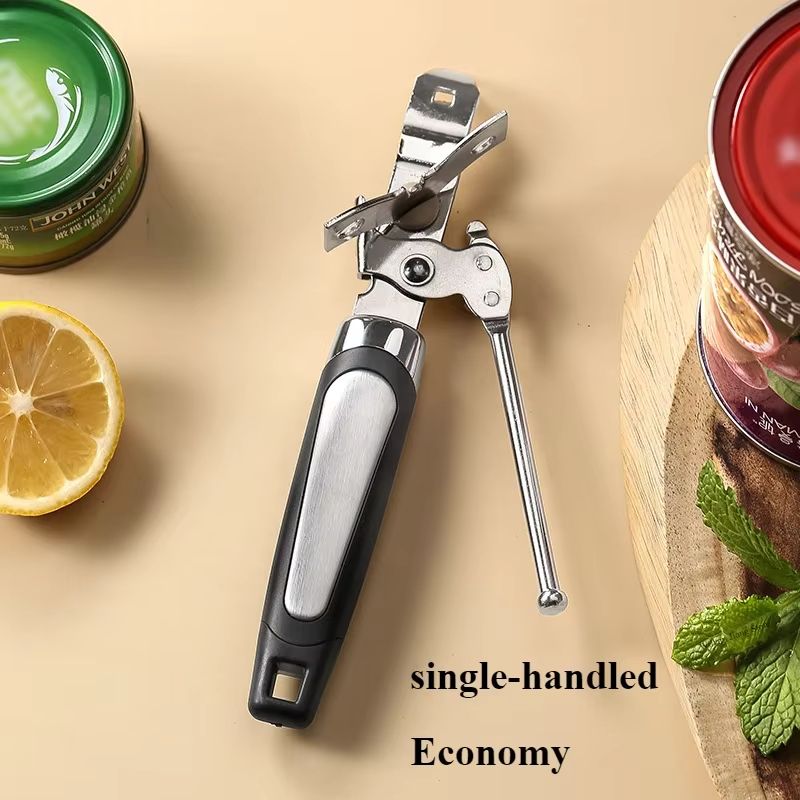 Stainless Steel Multifunction Can & Bottle Opener – Professional Kitchen Jar & Beer Handle Tool