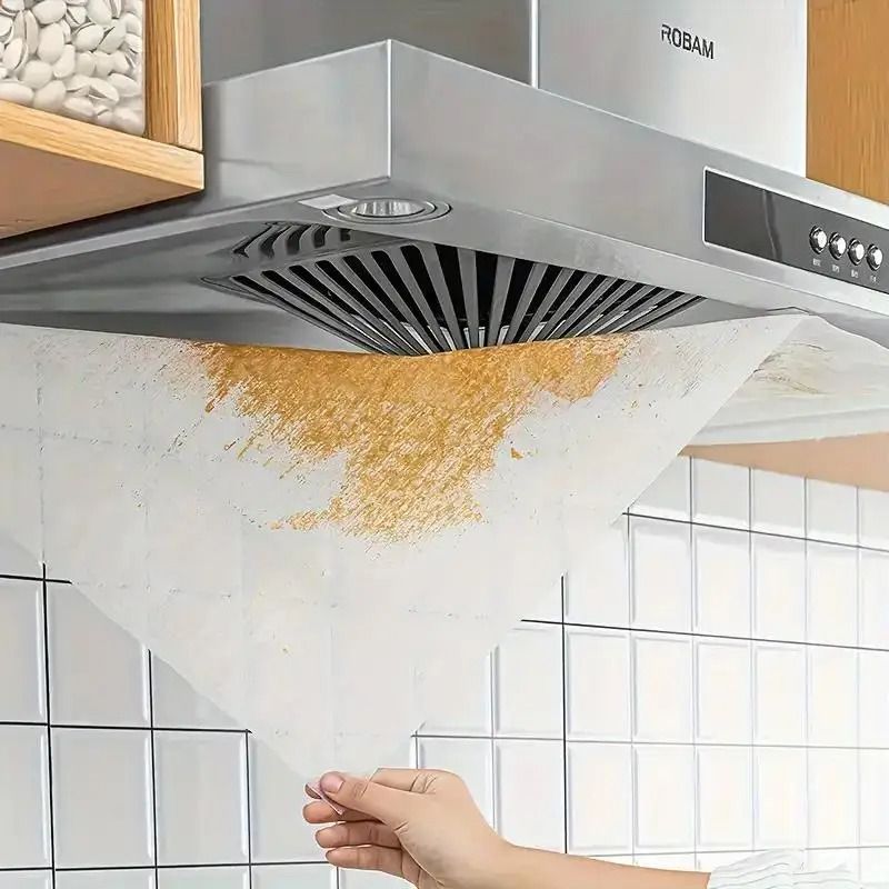 12-Pack Heavy-Duty Range Hood Filters – Oil-Absorbing Mesh Covers for Kitchen Ventilation