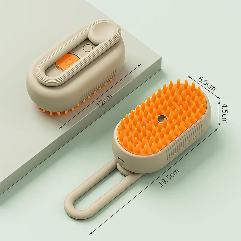 3 in 1 Electric Steam Pet Grooming Brush
