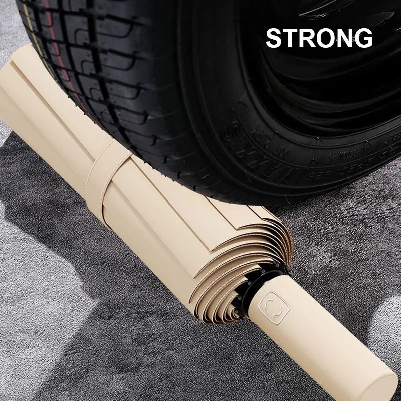 Automatic Umbrella With 24-Bone Windproof Frame And UV Protection