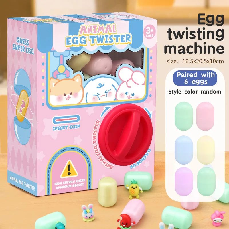 Mini Capsule Vending Machine Surprise Egg Toy – Kids Blind Box Dispenser Fun Game