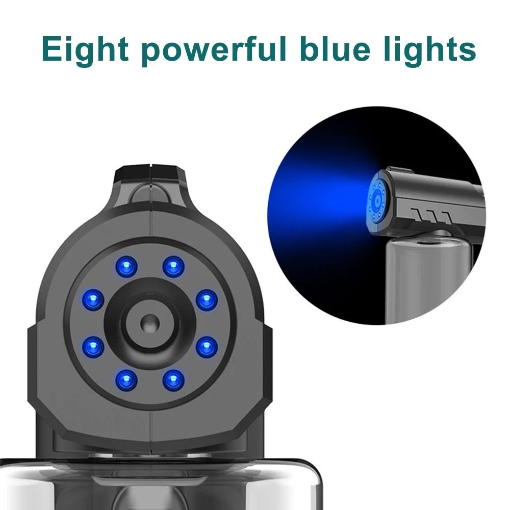 Barber Nano Blue Light Sprayer 280 ML Wire-Free Aftershave Steam Mist Gun