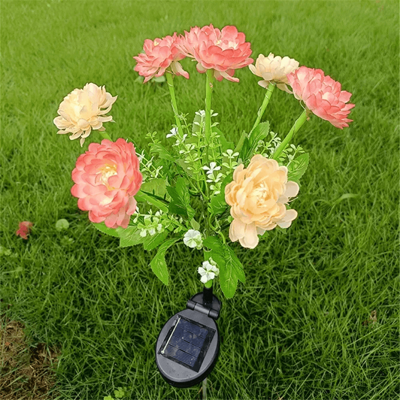 SnowLotus Solar Garden Lights for Outdoor Lawn and Patio Decor