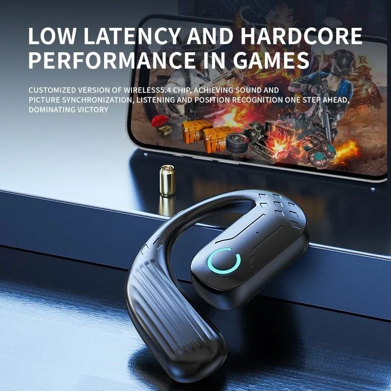 Bluetooth 5.4 Open Wireless Earphone | 180° Rotating Adjustable Universal Headset