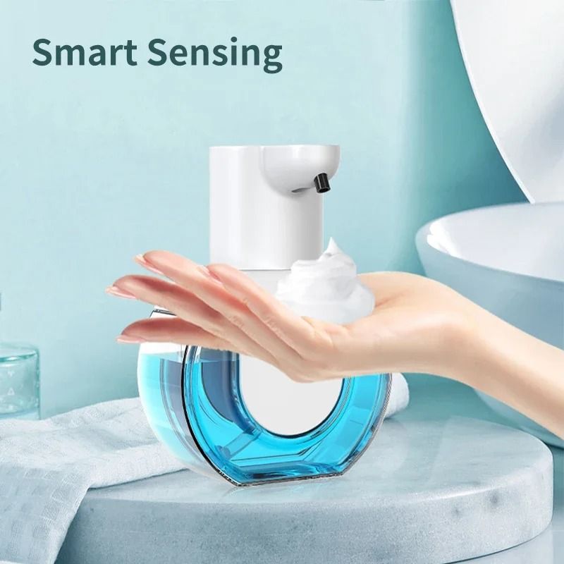 Automatic Wall Mounted Soap Dispenser – 400ML / 550ML Smart Infrared Sensor Hand Sanitizer Dispenser with USB Rechargeab