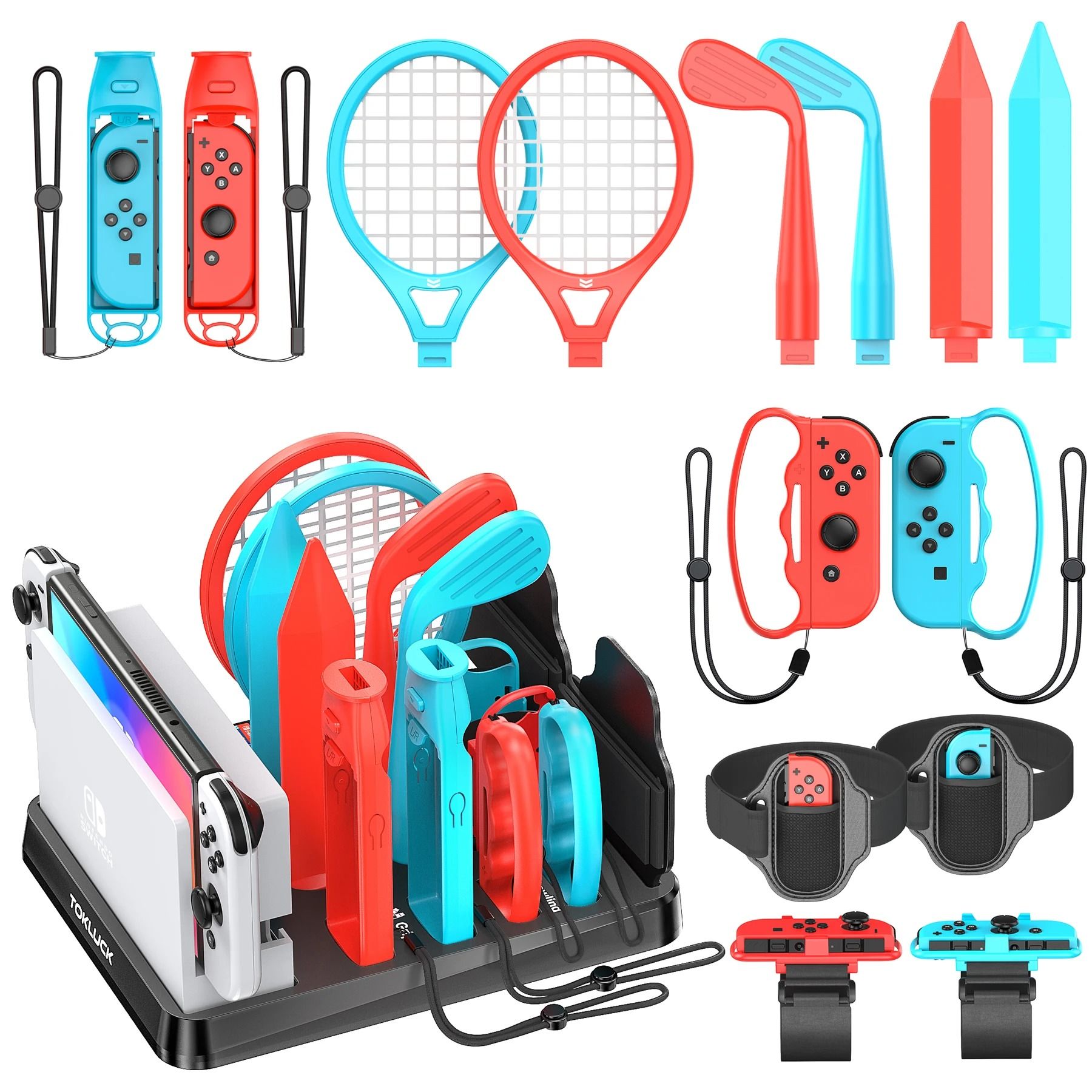 All In One Switch Accessories Kit With Storage Stand