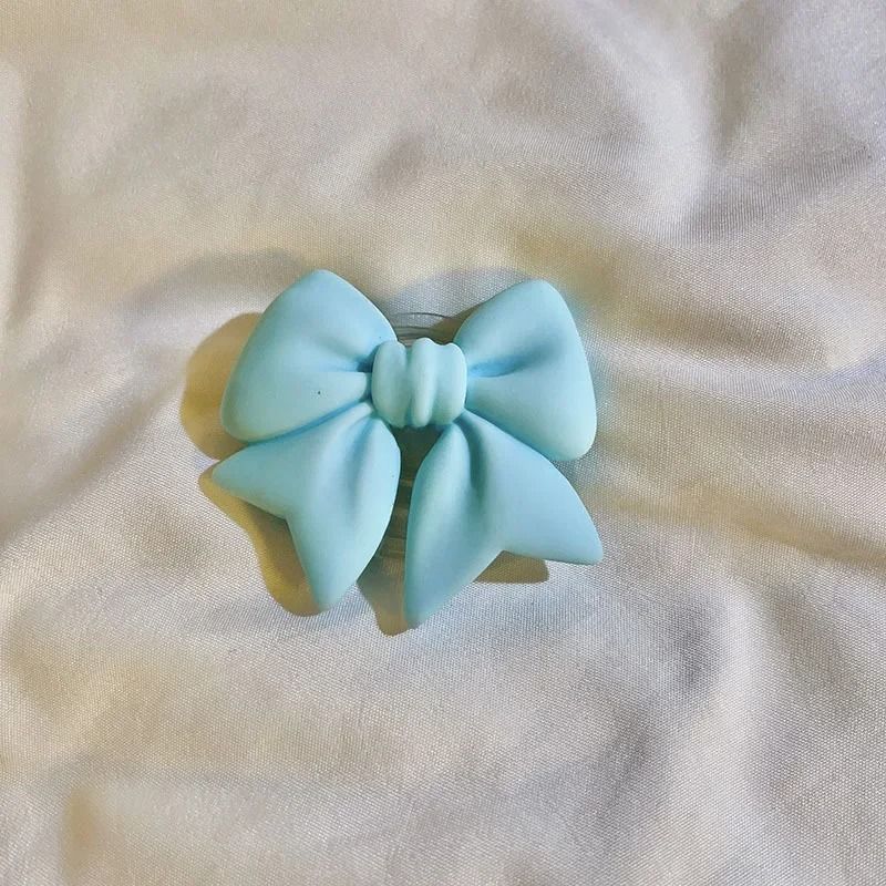 Plain Macaron Bow Knot Universal Phone Grip and Stand