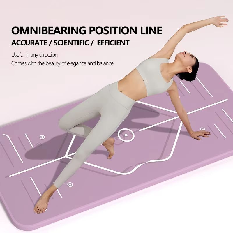 EcoGrip 6mm TPE Yoga Mat – Cushioned Non Slip Exercise Mat 183 x 60 cm