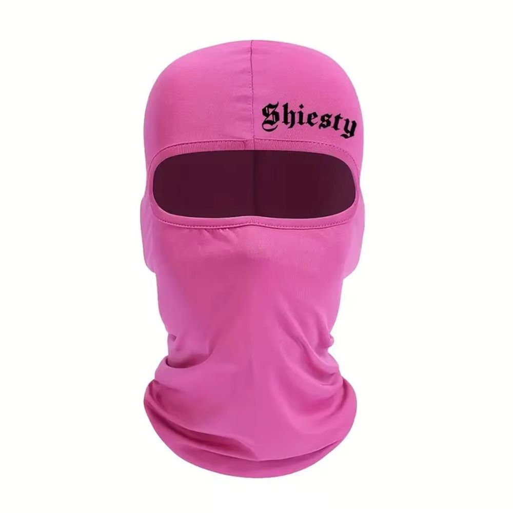 Smiling Face Print Unisex Balaclava Neck Cover Mask