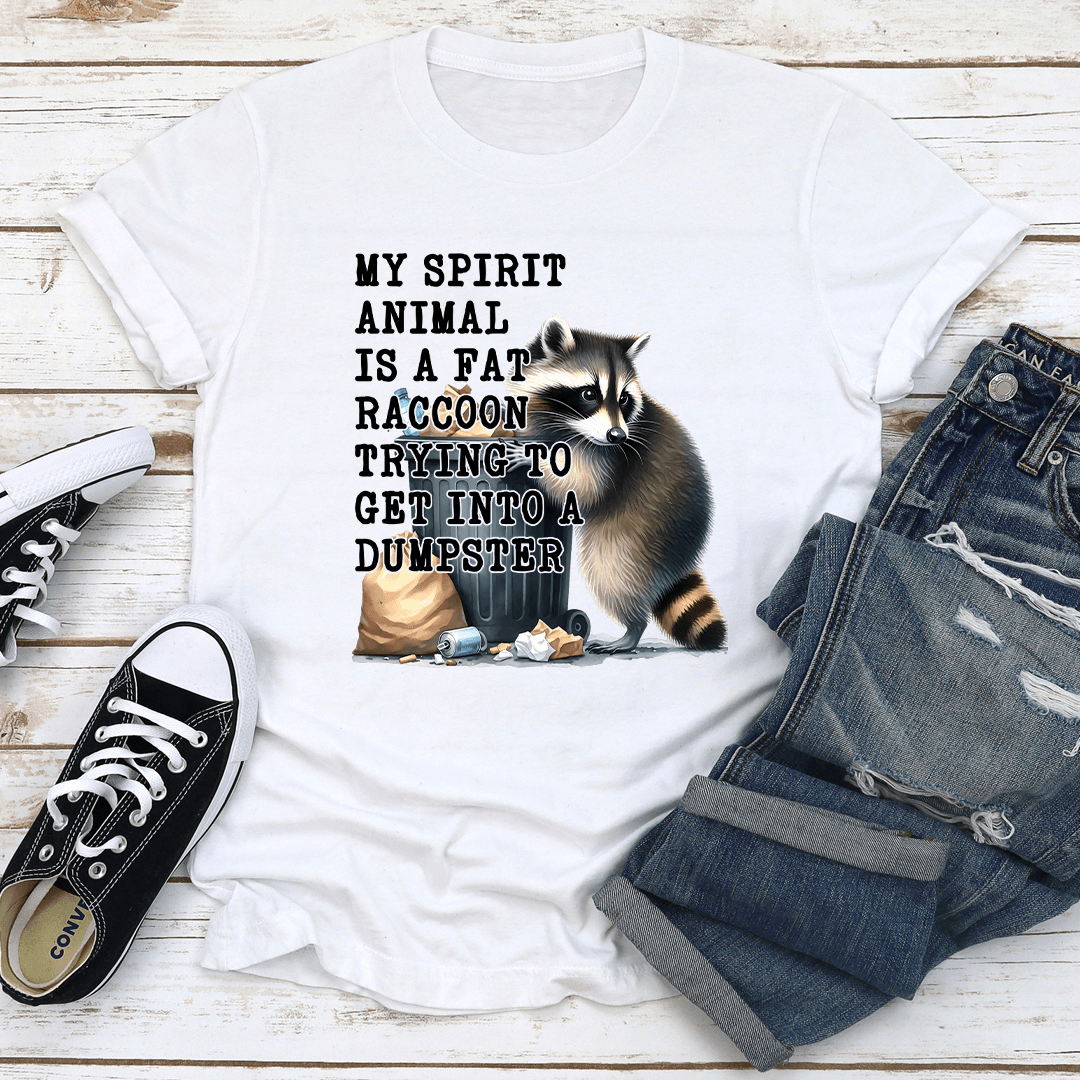 My Spirit Animal Is A Fat Raccoon Tee