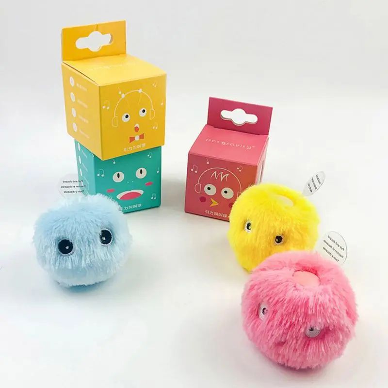 Interactive Cat Ball Toy with Catnip – Smart Squeaky Training Ball for Kittens & Indoor Cats