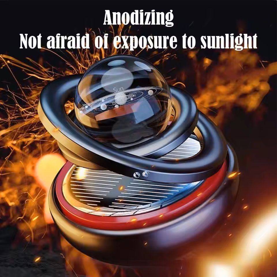 Solar Car Aromatherapy Crystal Ball Perfume Ornament
