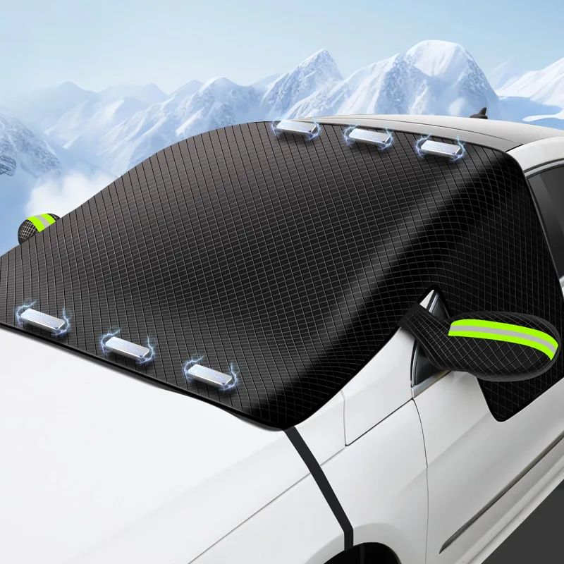 Magnetic Aluminum Car Snow & Sun Shield Cover