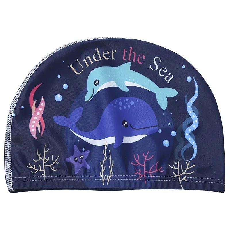 Hydro-Kinetic Childrens Swim Cap – Premium PU Waterproof Ear Protection