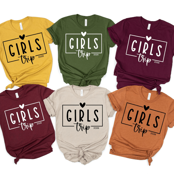 Girls Trip Shirt 2026 Matching Vacation Tee Best Friends Travel Shirt