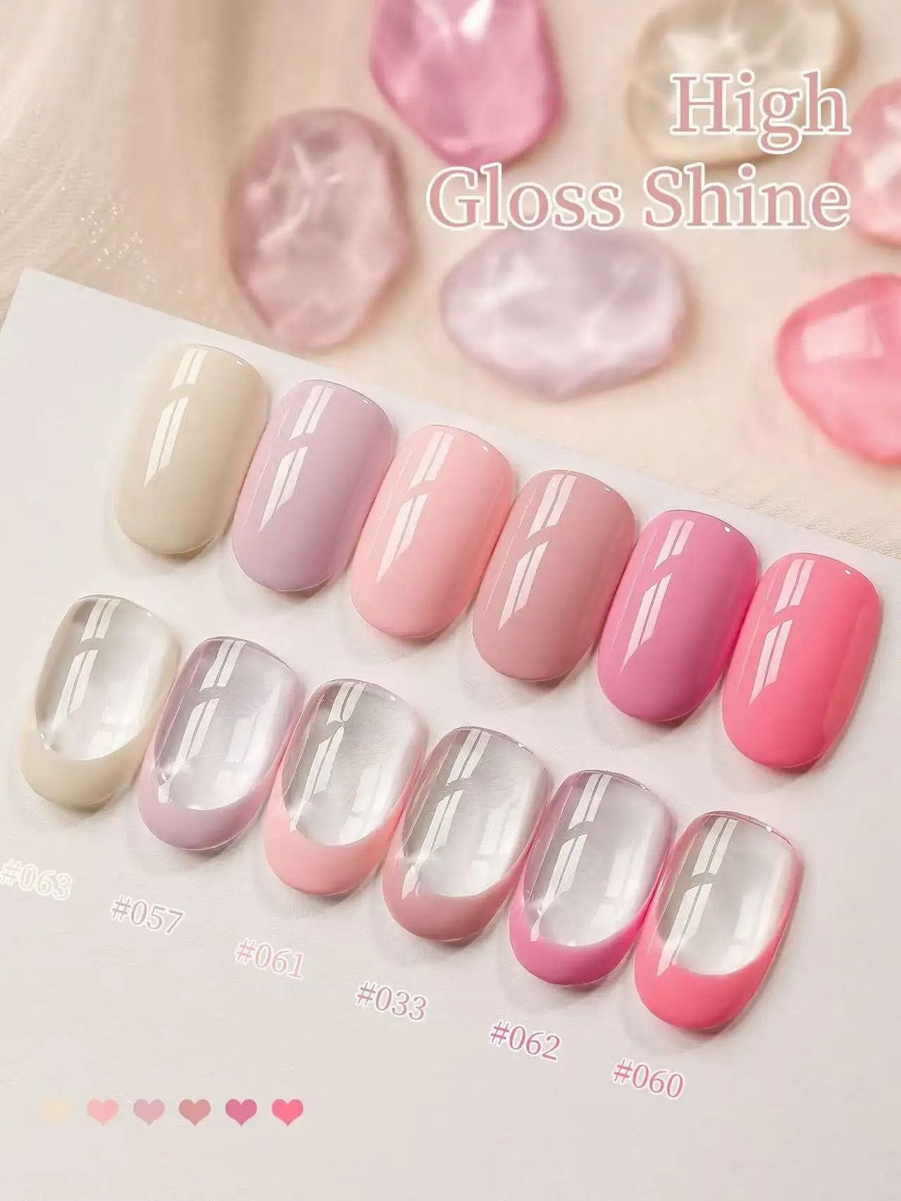 Long-Lasting Pink Gel Nail Polish
