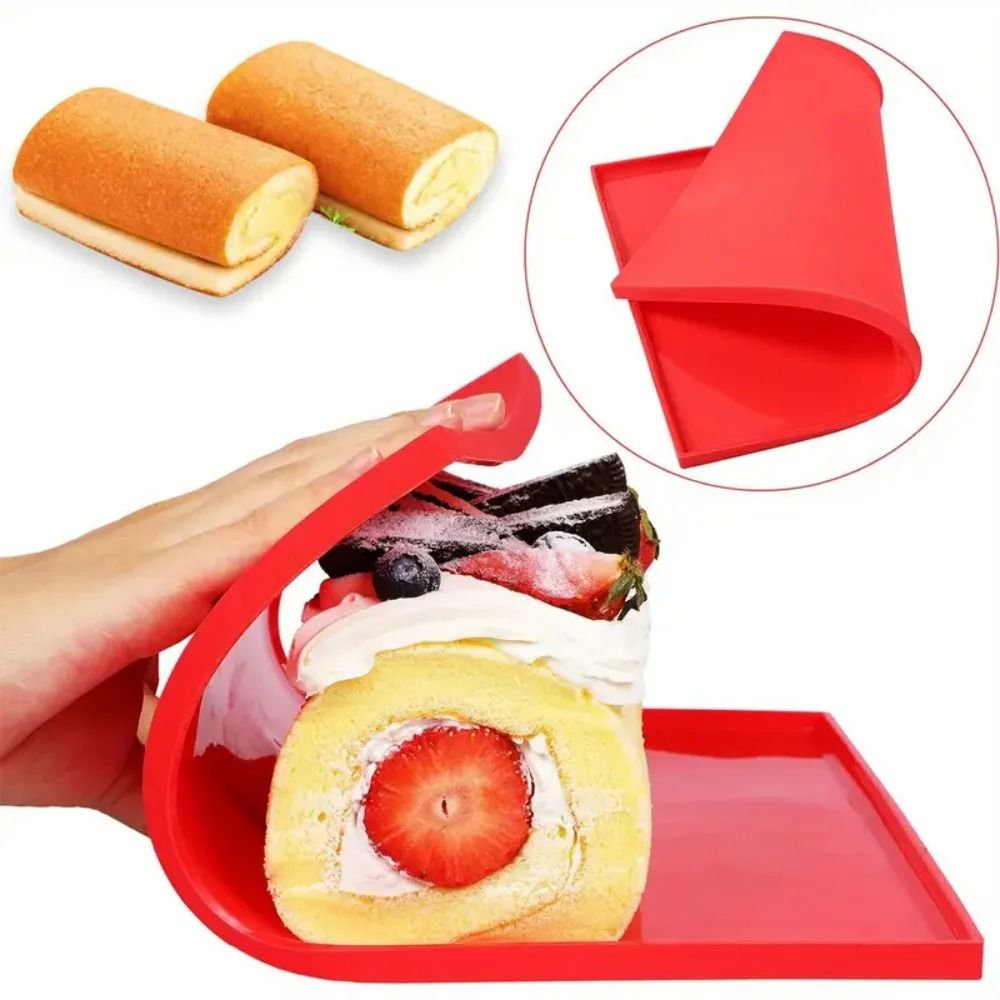 Professional Non-Stick Silicone Swiss Roll Mat and Multipurpose Pastry Baking Tray