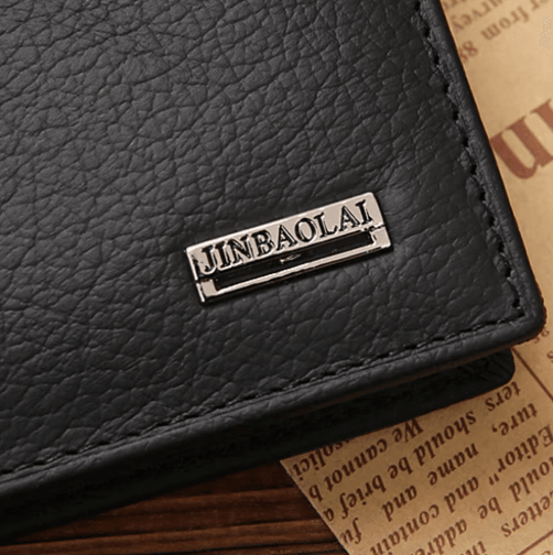 Classic Genuine Leather Men Wallet with Coin Pocket & Card Holder Design