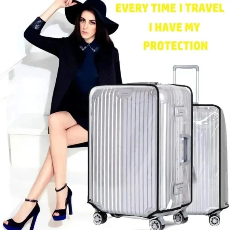 Transparent Luggage Protector Cover Waterproof PVC Suitcase Sleeve