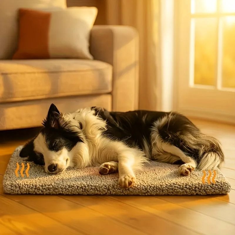 Winter Warming Pet Mattress – Super Warm Washable Cushion for Cats & Dogs