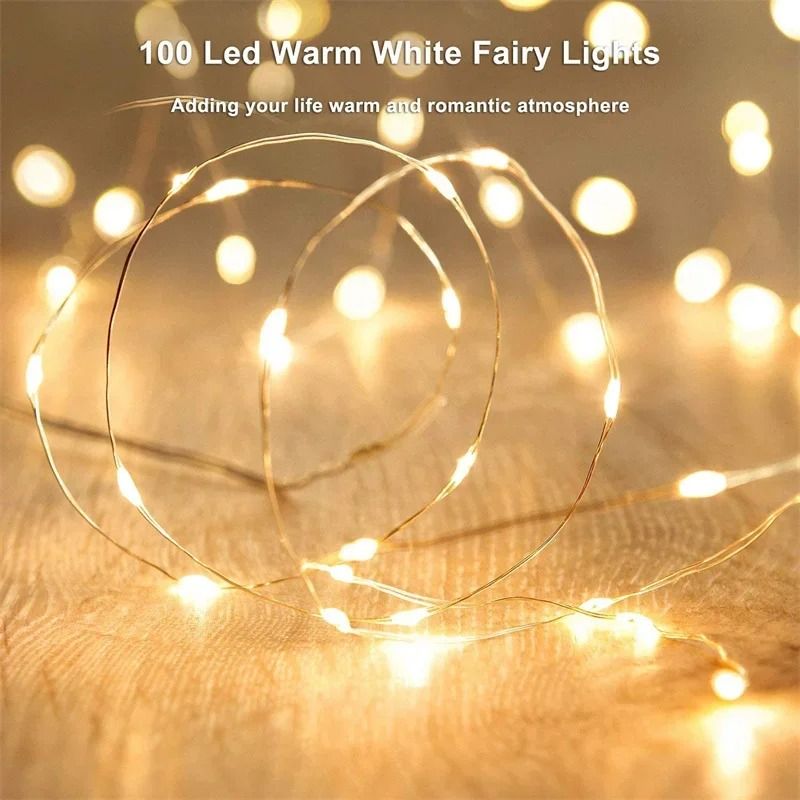 USB LED Fairy Lights Copper Wire String Light