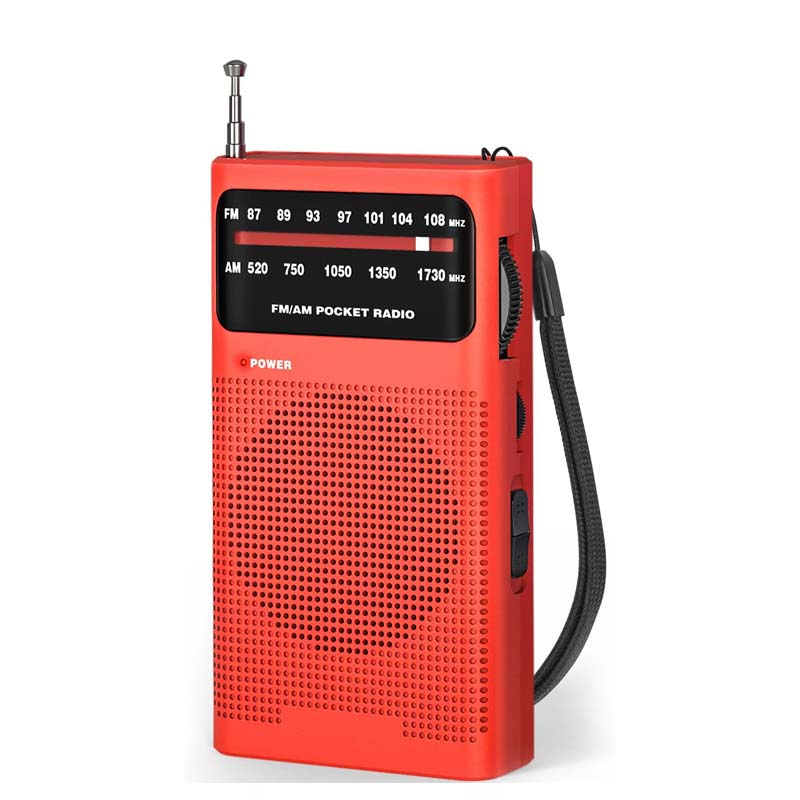 Portable AM FM Pocket Radio for Travel, Emergencies, and Everyday Backup Listening