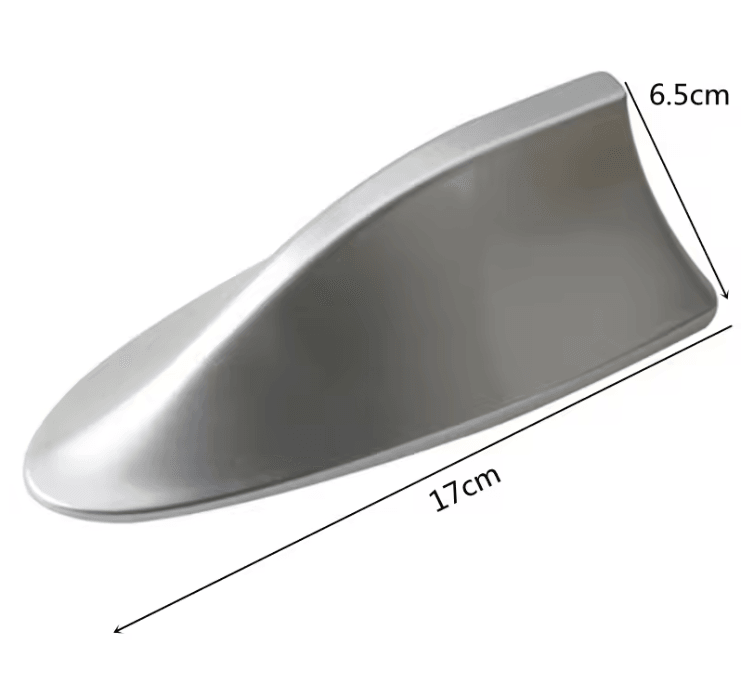 Universal Shark Fin Car Antenna with Carbon Fiber Look and Signal Amplifier