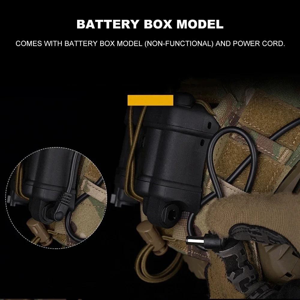 AN PVS31 Dual Tube Night Vision Goggles Dummy Model Tactical Helmet Prop