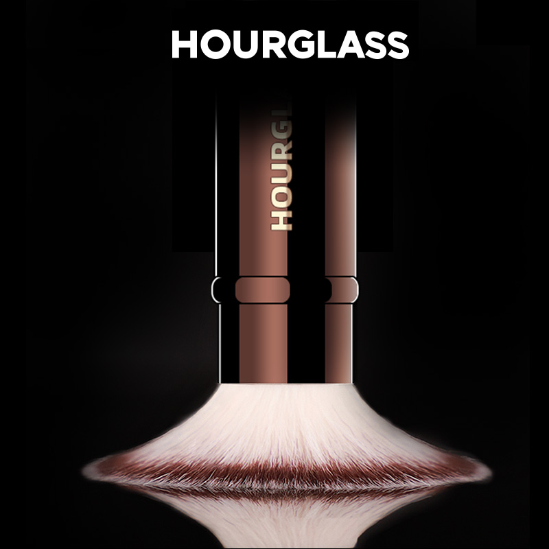 Professional Hourglass Makeup Brushes for Powder, Foundation, Concealer, Blusher, Bronzer, Eye Shadow, Eyebrow, Eyeliner