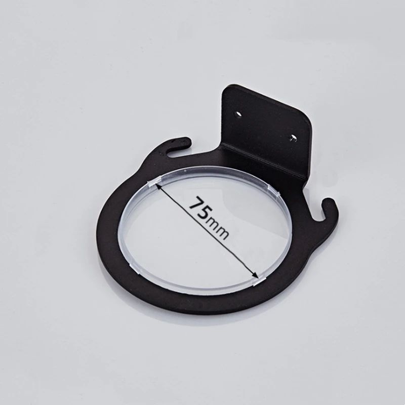 Space Aluminum Wall Mounted Hair Dryer Holder