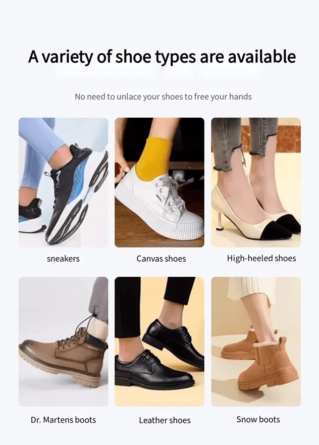 Adjustable Long Shoe Horn for Easy Wear No Bending Comfort Fit