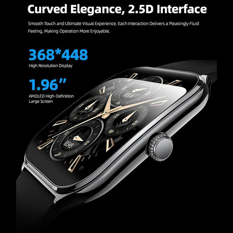 Ultra-Thin Smart Watch with 1.96