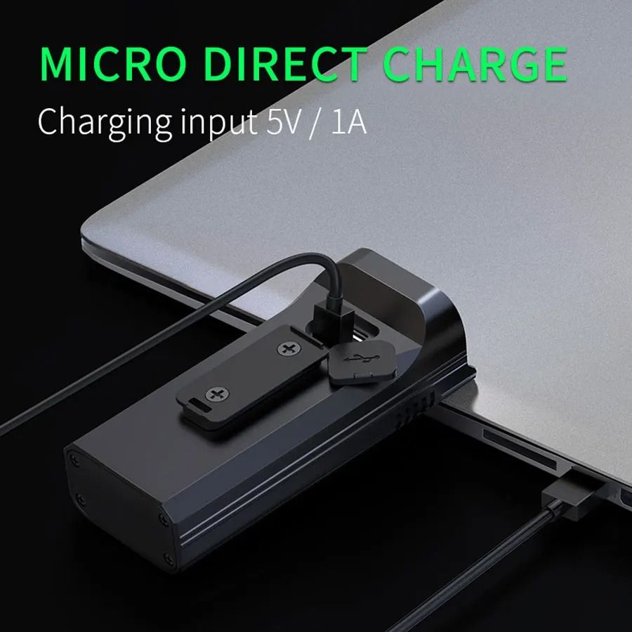 4800 Lumen USB Rechargeable Bicycle Light with 10000mAh Battery and Rainproof Design