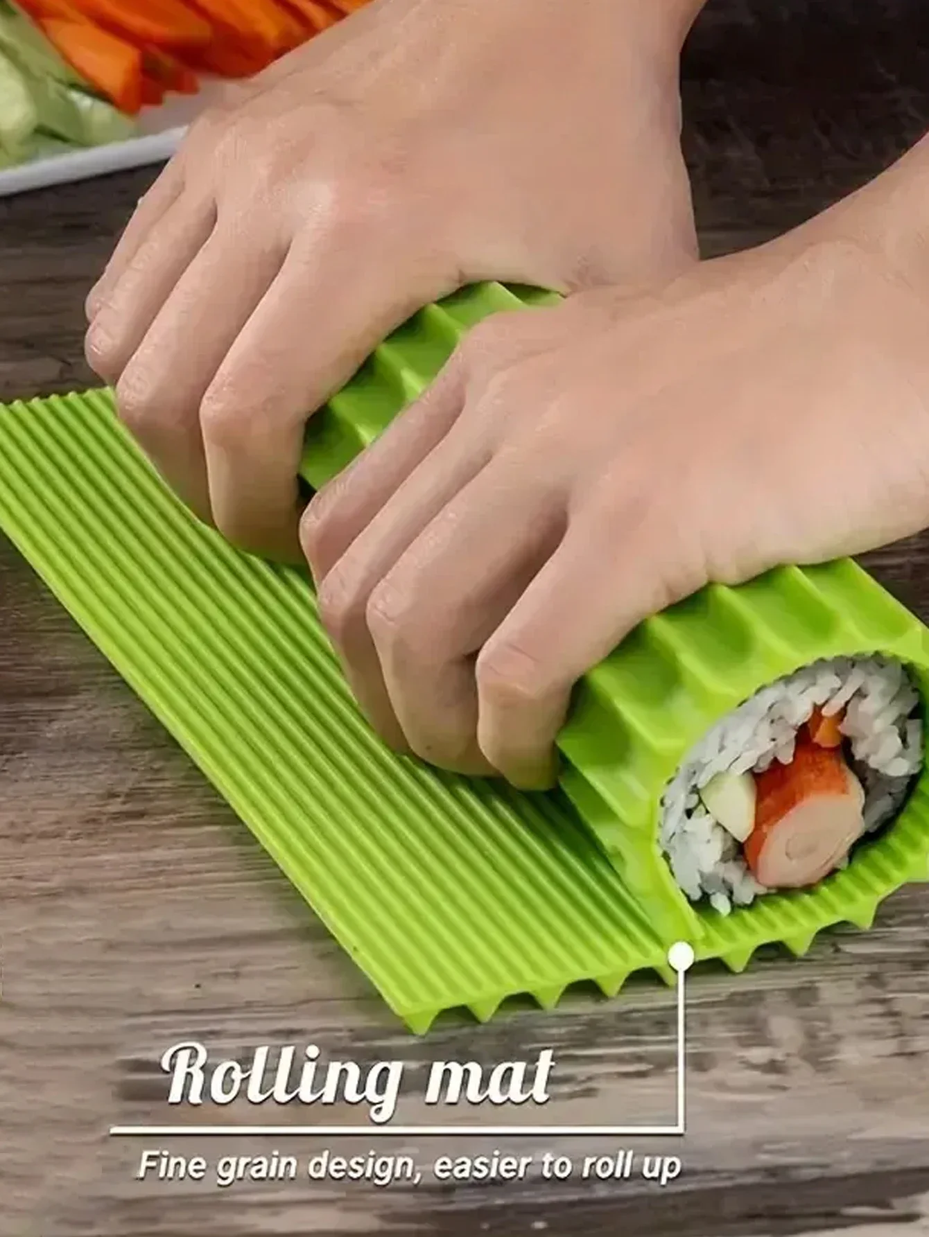 Sushi Making Kit – DIY Sushi Roll Mat for Rice, Seaweed & Vegetable Rolls | Perfect for Home, Party & Restaurant