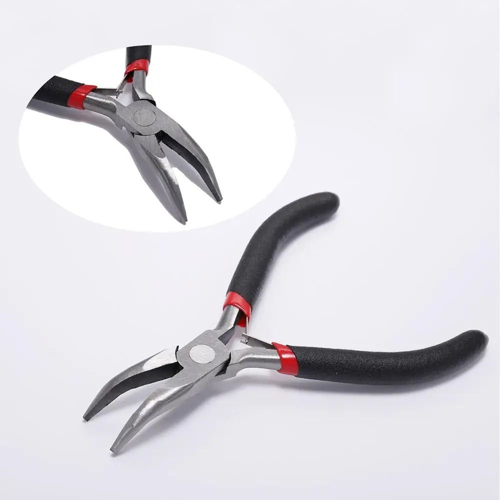 Carbon Hardened Steel Round Nose End Cutting Jewelry Making Pliers Tool