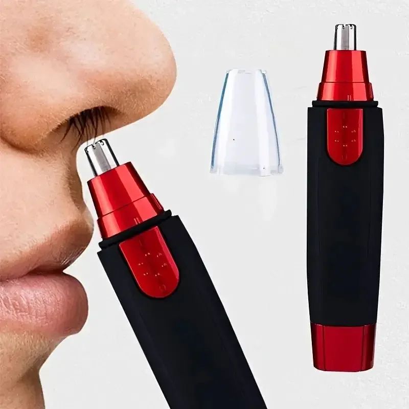 Precision Cordless Nose & Ear Hair Trimmer for Painless Facial Grooming