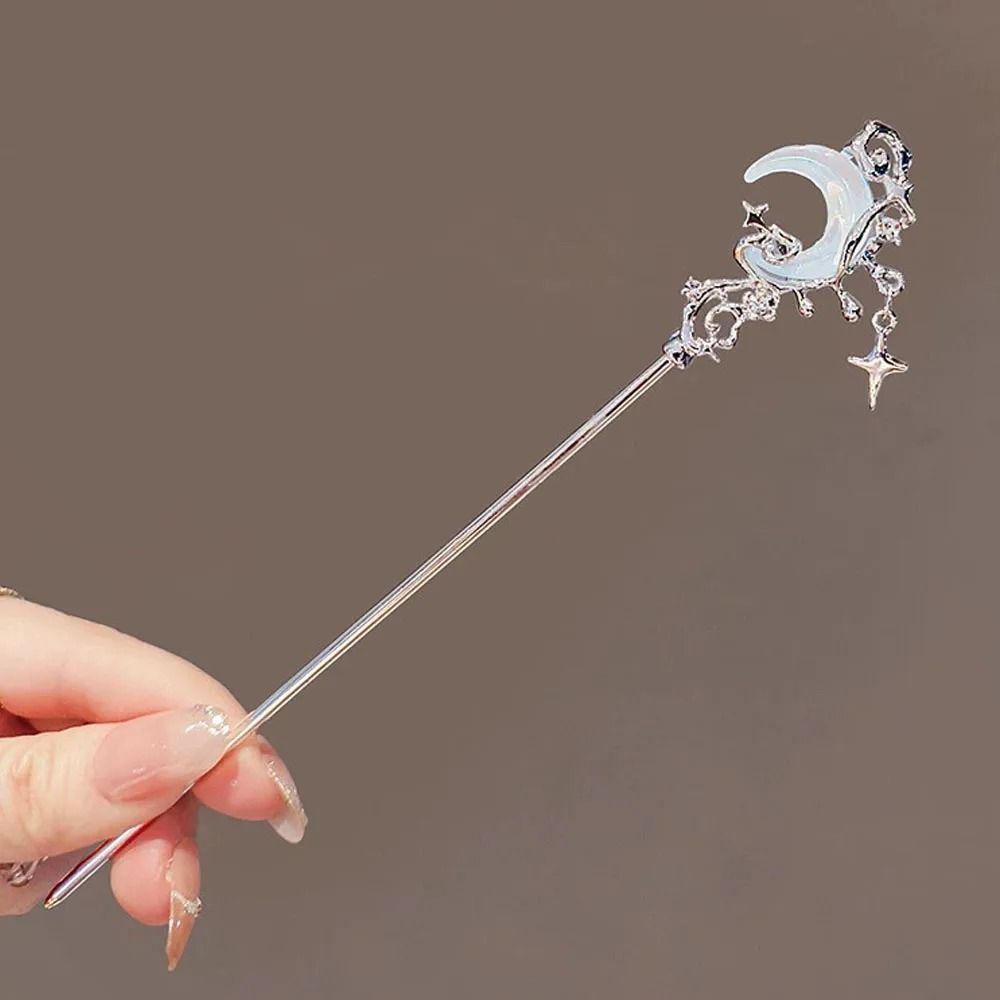 French Stars and Moon Hair Pin