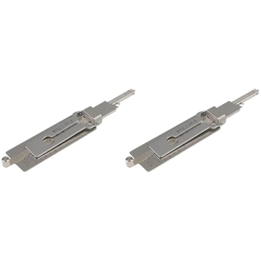 Stainless Steel Key Decoder & Precision Hook Repair Tool Set