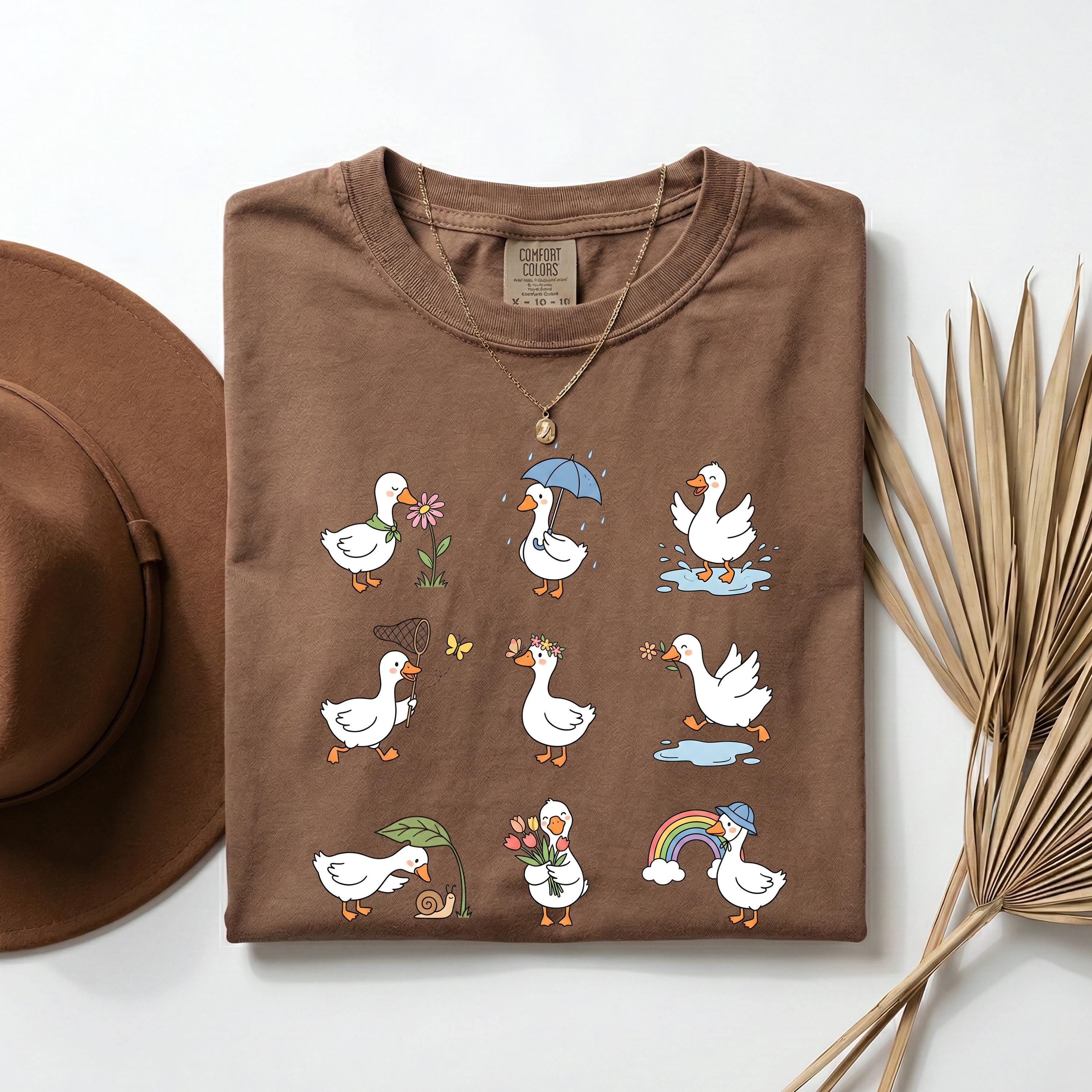 Funny Duck Shirt Cute Duck Lover Graphic Tee Animal Gift