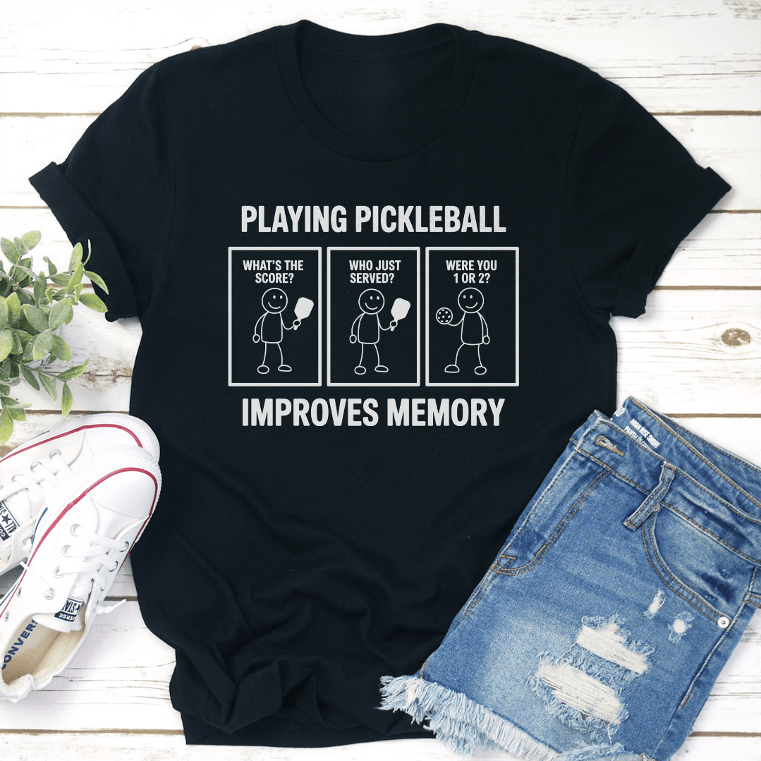 Playing Pickleball Improves Memory Tee