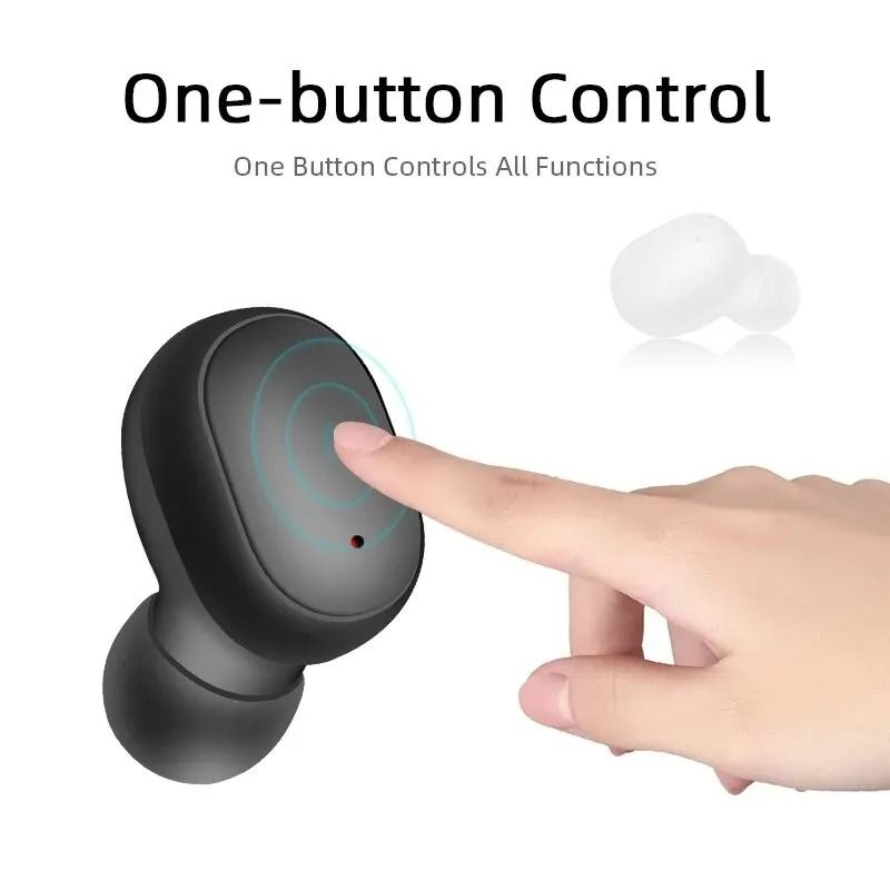 Wireless Bluetooth Earbuds with Noise Cancelling and Charging Case