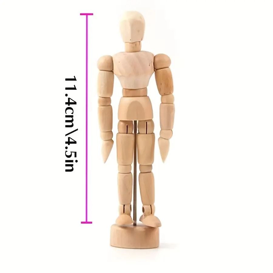 Wooden Drawing Mannequin Posable Artist Sketch Figure Model