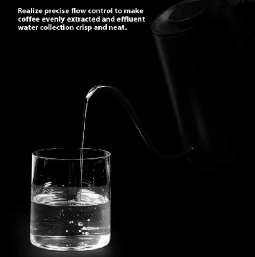 Electric Gooseneck Kettle 900ml Temperature Control Pour Over Coffee Pot