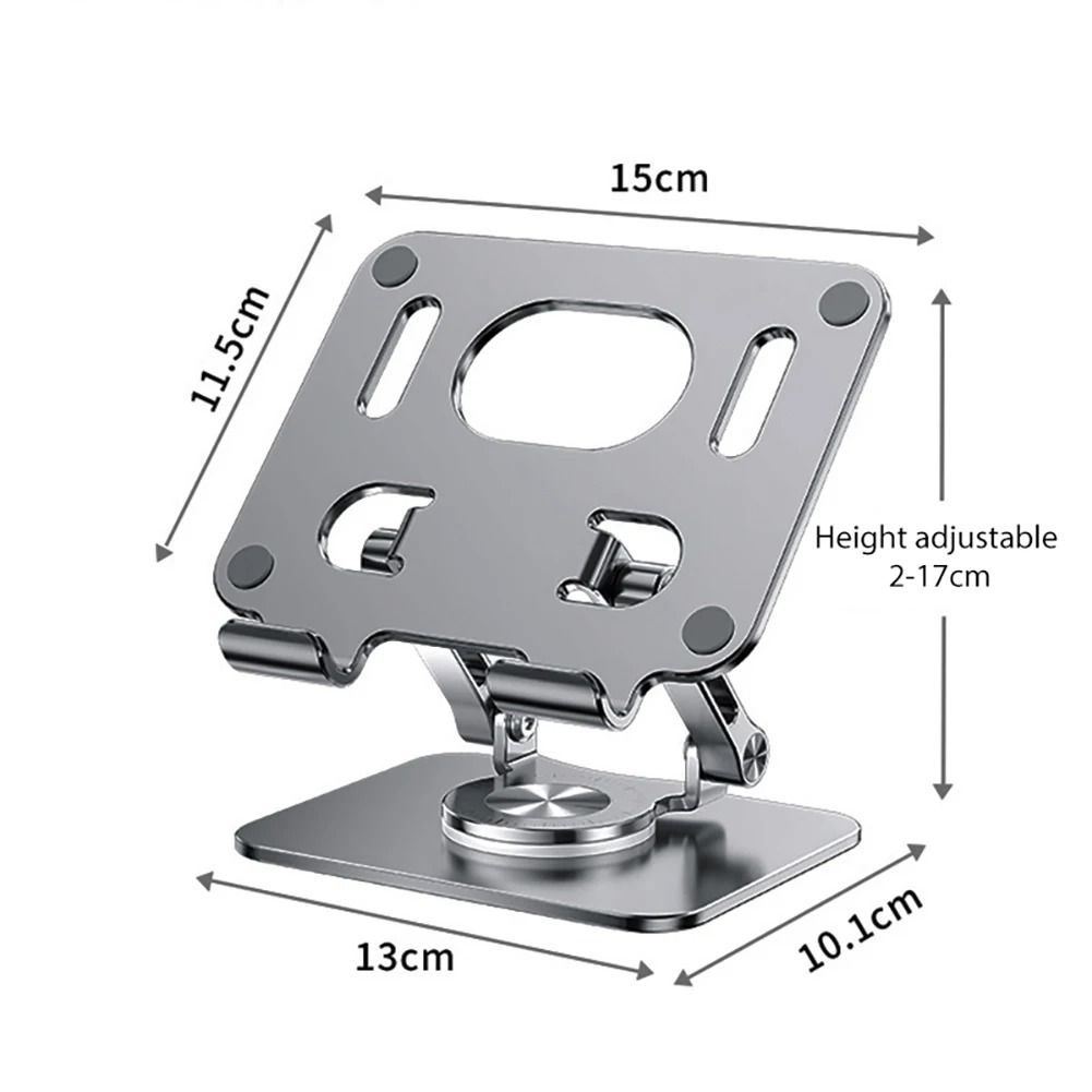 Foldable Mobile Phone and Tablet Holder 360 Degree Rotating Adjustable Stand