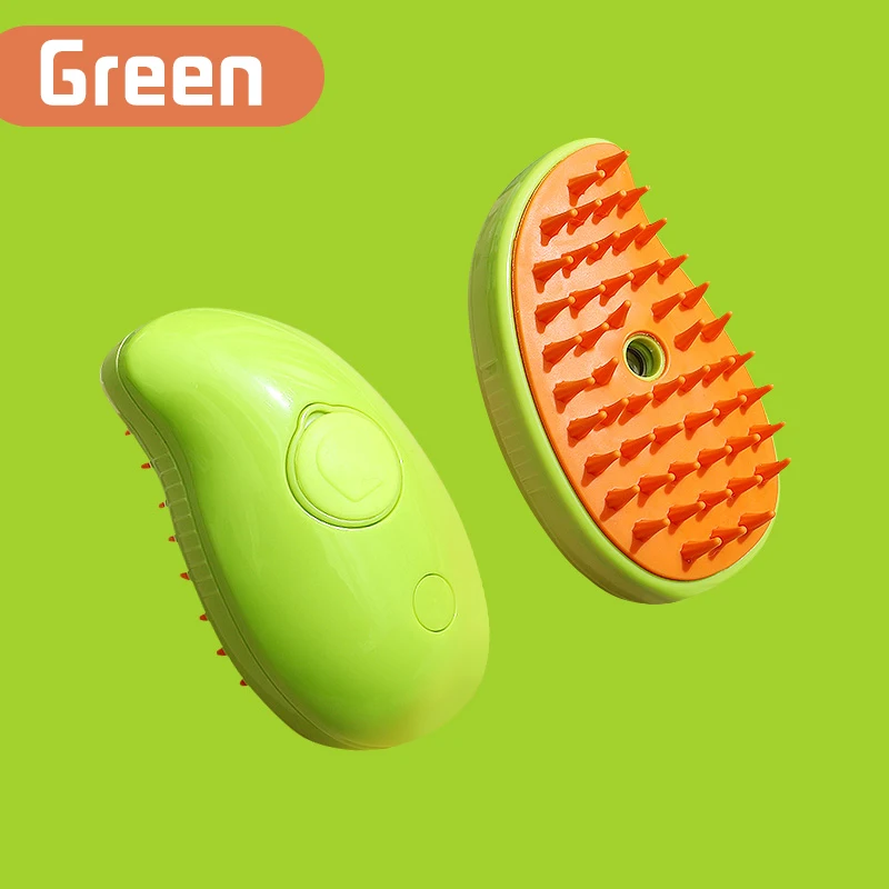 Cat Dog Pet Spray Massage Brush One Button Steam Spray Rotatable Floating Hair Bath and Hair Removal Comb