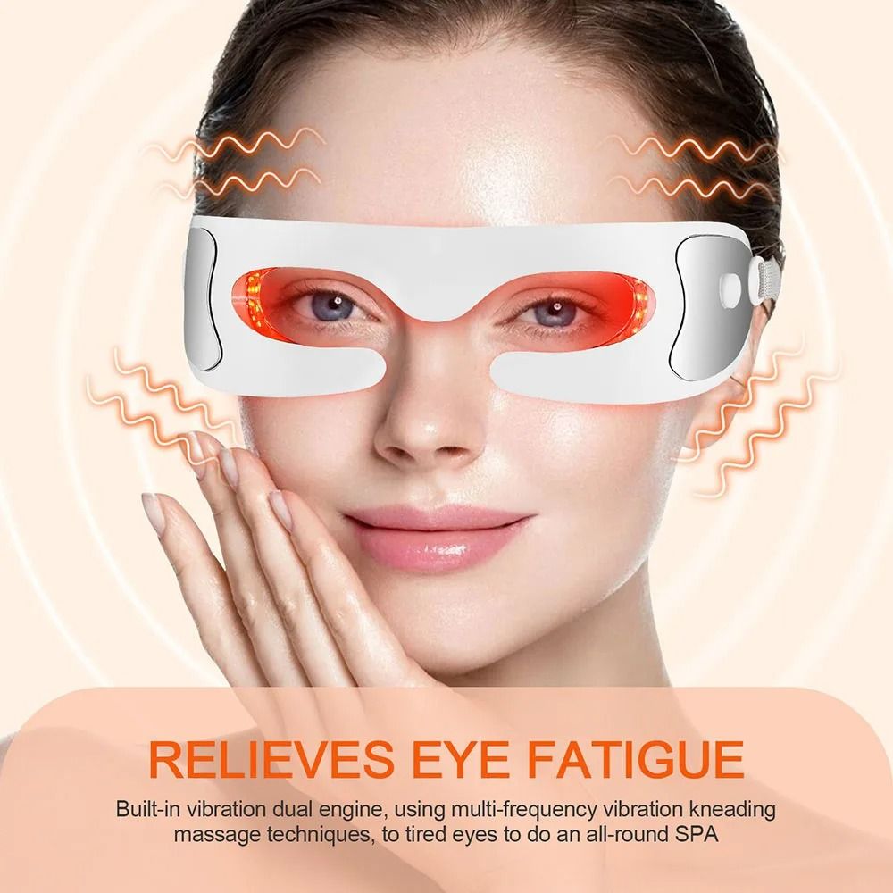 LED Eye Massager Device Anti Aging Dark Circles Eye Care Tool
