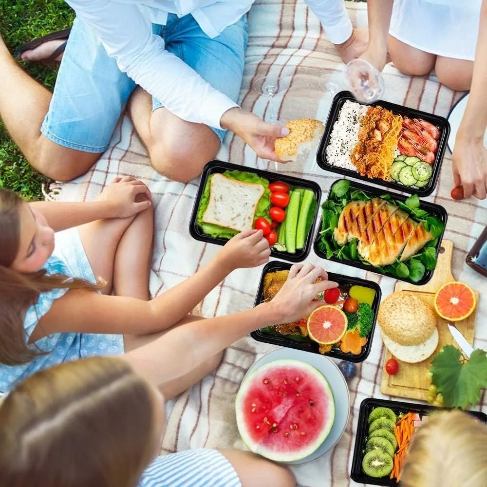 Everyday 10-Piece BPA-Free Stackable Lunch Box & Cutlery Set