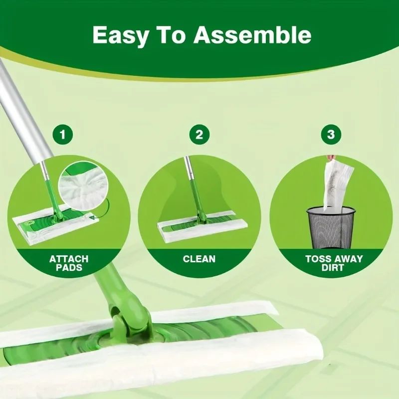 Disposable Microfiber Mop Cloths Set