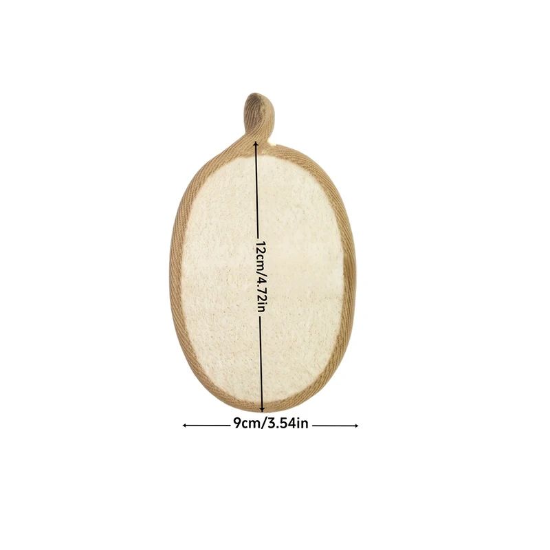 Natural Loofah Body Scrubber Soft Exfoliating Shower Sponge Skin Care Pad